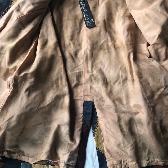 *SOLD* 1970’s Abacus Patchwork Leather Jacket - Picture 2 of 7